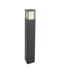 Halmstad 1 Light Large Bollard - Black