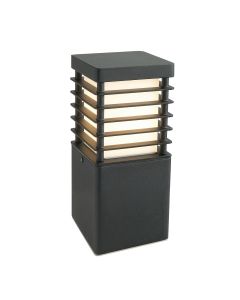 Halmstad Small Bollard Black