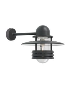 Helsinki Large 1 Light Wall Light - Graphite
