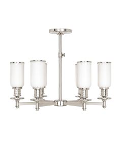Highgate 6 lt Chandelier - Polished Nickel