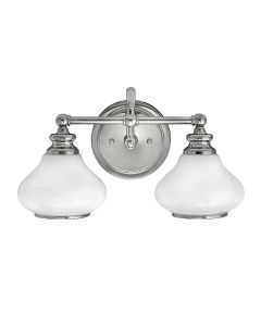 Ainsley 2 Light Wall Light - Polished Chrome