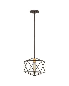 Astrid Mini Pendant - Matte Bronze and Deluxe Gold