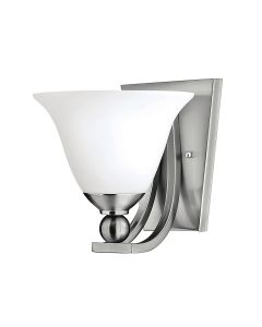 Bolla 1 Light Wall Light - Brushed Nickel
