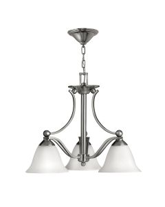 Bolla 3 Light Chandelier - Brushed Nickel