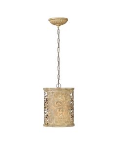 Carabel 1 Light Mini Pendant - Brushed Champagne