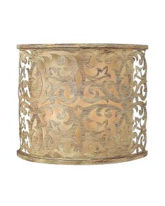 Carabel 2 Light Wall Light - Brushed Champagne