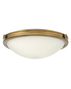 Collier 3 Light Large Flush - Heritage Brass
