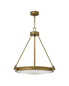 Collier 4 Light Pendant - Heritage Brass