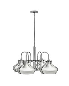 Congress 4 Light Chandelier - Chrome