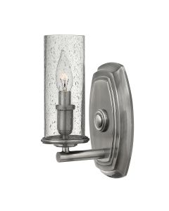Dakota 1 Light Wall Light - Polished Antique Nickel