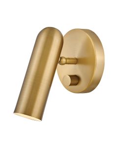 Dax LED Wall Light - Heritage Brass