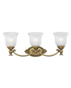 Francoise 3 Light Wall Light - Burnished Brass