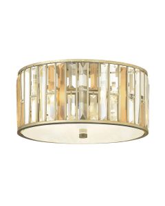 Gemma 3 Light Flush - Silver Leaf