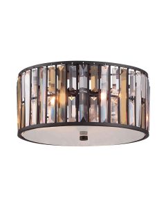 Gemma 3 Light Flush - Vintage Bronze