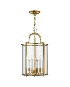 Gentry 6 Light Large Pendant - Polished Brass