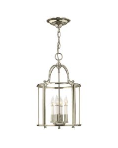 Gentry 4 Light Medium Pendant - Polished Nickel