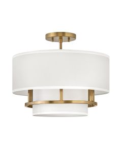 Graham 3 Light Duo Mount - Lacquered Brass