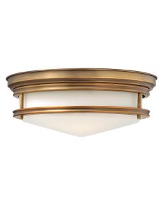 Hadley 3 Light Flush - Brushed Bronze