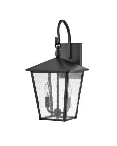 Huntersfield 2 Light Medium Wall Lantern - Black