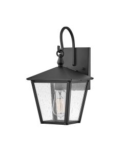 Huntersfield 1 Light Small Wall Lantern - Black