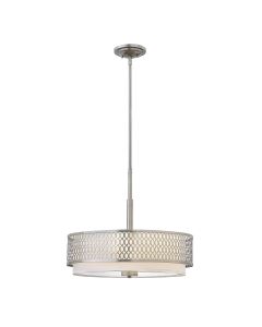 Jules 3 Light Pendant / Semi-Flush - Brushed Nickel
