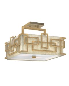 Lanza 3 Light Semi-Flush - Brushed Bronze