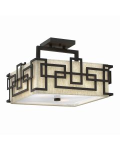 Lanza 3 Light Semi-Flush - Oil Rubbed Bronze