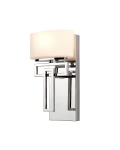 Lanza 1 Light Wall Light - Polished Chrome