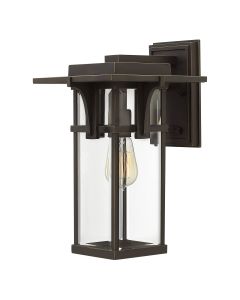 Manhattan 1 Light Medium Wall Lantern - Oil Rubbed Bronze