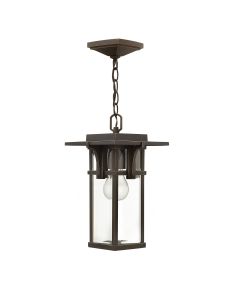 Manhattan 1 Light Chain Lantern - Oil Rubbed Bronze