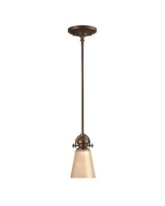 Mayflower 1 Light Mini Pendant - Olde Bronze