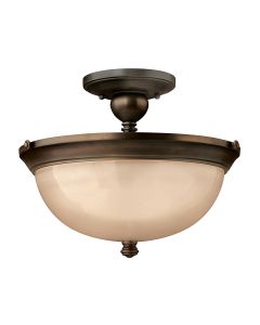 Mayflower 3 Light Semi-Flush - Olde Bronze