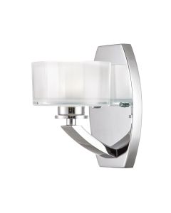 Meridian 1 Light Wall Light - Polished Chrome