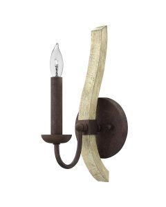 Middlefield 1 Light Wall Light - Iron Rust