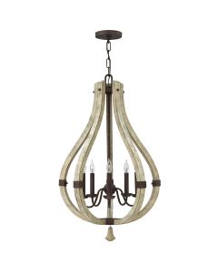 Middlefield 5 Light Chandelier - Iron Rust