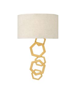 Moxie 2 Light Wall Light - Gold - Sunset Gold