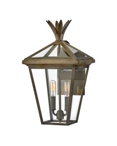 Palma 2lt Medium Wall Lantern - Burnished Bronze