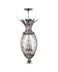 Plantation 4 Light Pentant - Polished Antique Nickel