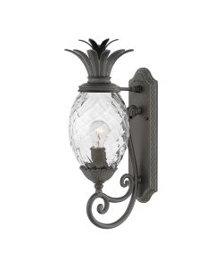Plantation 1lt Medium Wall Lantern - Museum Black