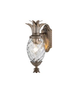 Plantation 1lt Small Wall Lantern - Burnished Bronze