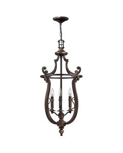 Plymouth 4 Light Pendant - Olde Bronze