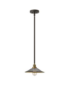 Rigby 1 Light Pendant - Buckeye Bronze and Brass