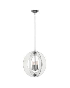 Solstice 4 Light Pendant Chandelier - Polished Chrome
