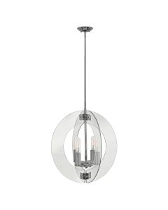 Solstice 4 Light Chandelier - Polished Chrome