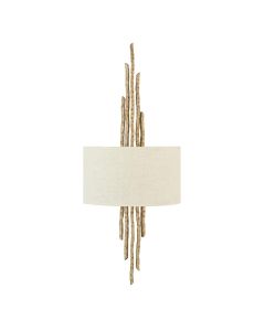 Spyre 2 Light Wall Light - Champagne Gold