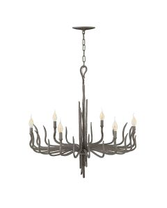 Spyre 6 Light Chandelier - Metallic Matte Bronze