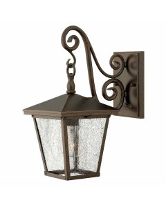 Trellis 1 Light Small Wall Lantern - Regency Bronze