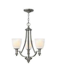 Truman 3 Light Chandelier - Antique Nickel