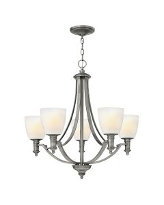 Truman 5 Light Chandelier - Antique Nickel