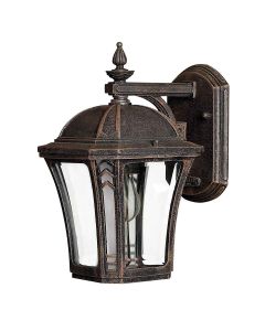 Wabash 1 Light Small Wall Lantern - Mocha
